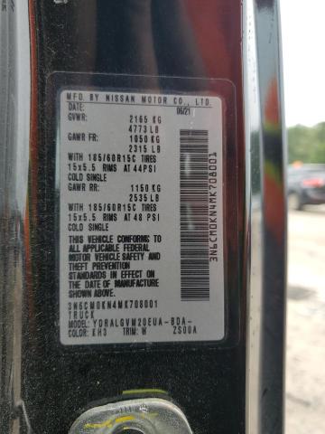 2021 NISSAN NV200 2.5S 3N6CM0KN4MK708001
