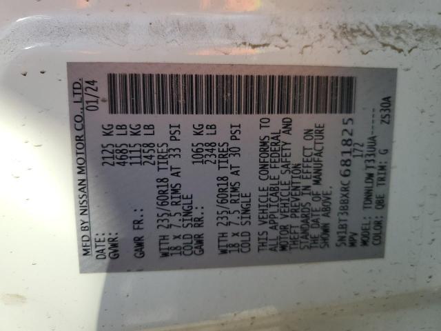 2024 NISSAN ROGUE SV 5N1BT3BBXRC681825