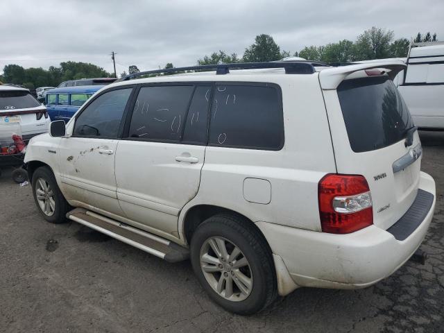 TOYOTA HIGHLANDER 2006 white  hybrid engine JTEEW21A560032809 photo #3