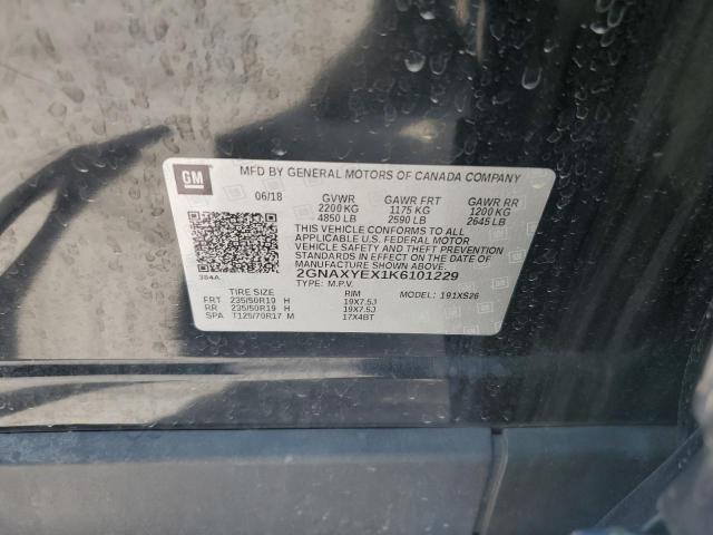 2019 CHEVROLET EQUINOX PR - 2GNAXYEX1K6101229