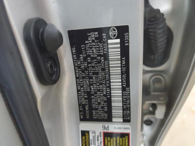 2013 TOYOTA CAMRY L - 4T4BF1FK1DR280890