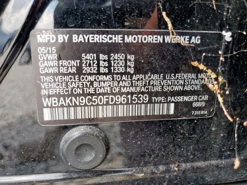 wbakn9c50fd961539 - 2015 Bmw 5 series i - #62201055