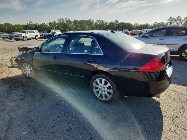HONDA ACCORD EX 2007 black  gas 1HGCM66547A038750 photo #3