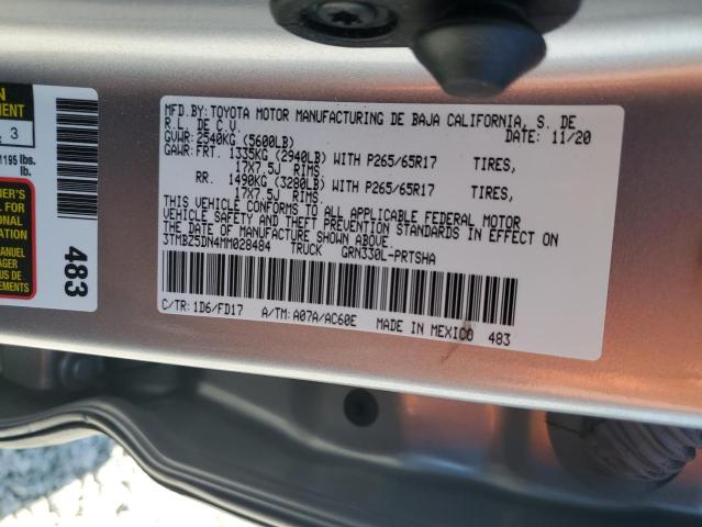 2021 TOYOTA TACOMA DOU - 3TMBZ5DN4MM028484