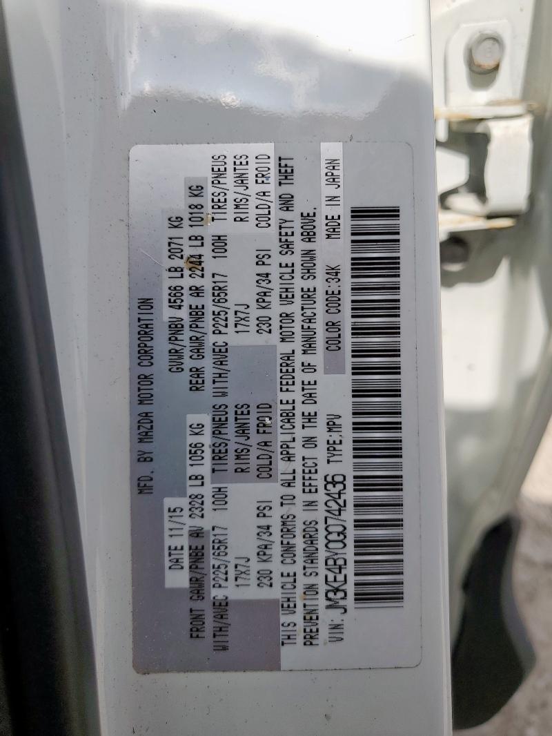 2016 MAZDA CX-5 SPORT - JM3KE4BY0G0742436
