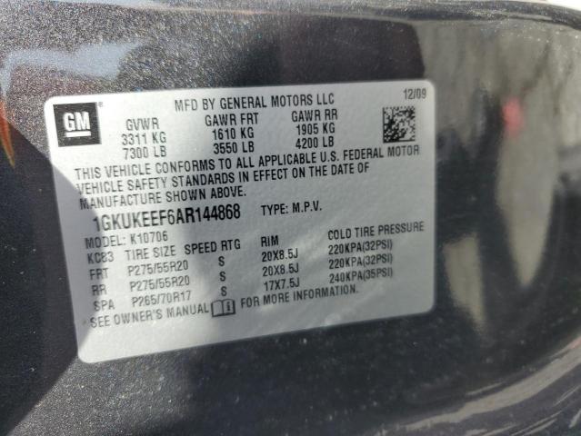 2010 GMC YUKON DENA - 1GKUKEEF6AR144868