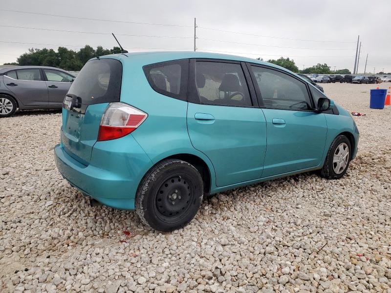 HONDA FIT 2013 teal  gas JHMGE8H37DC041743 photo #4