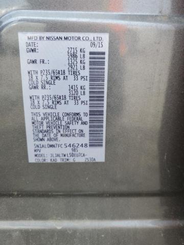 2015 INFINITI QX60 - 5N1AL0MN7FC546248