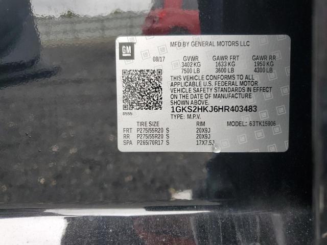 2017 GMC YUKON XL D 1GKS2HKJ6HR403483