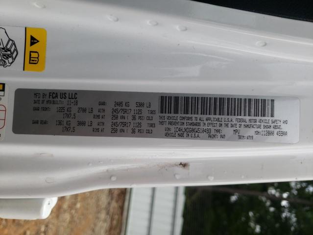 2019 JEEP WRANGLER U - 1C4HJXDG0KW510493