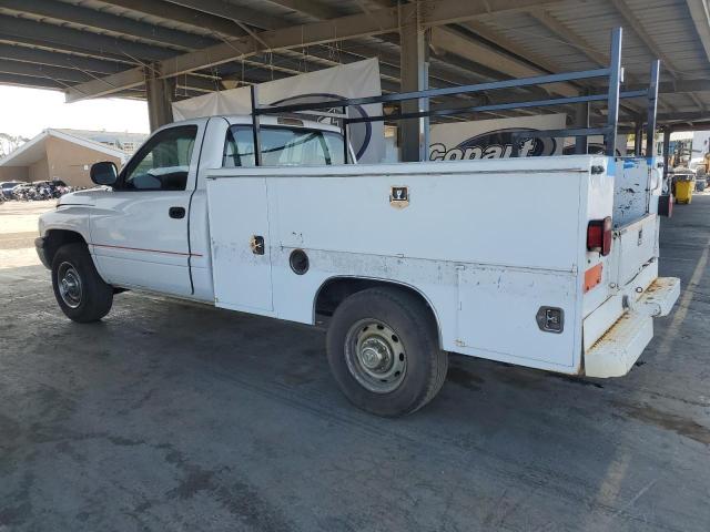 DODGE RAM 2500 2001 white chassis gas 3B6KC26Z51M535118 photo #3
