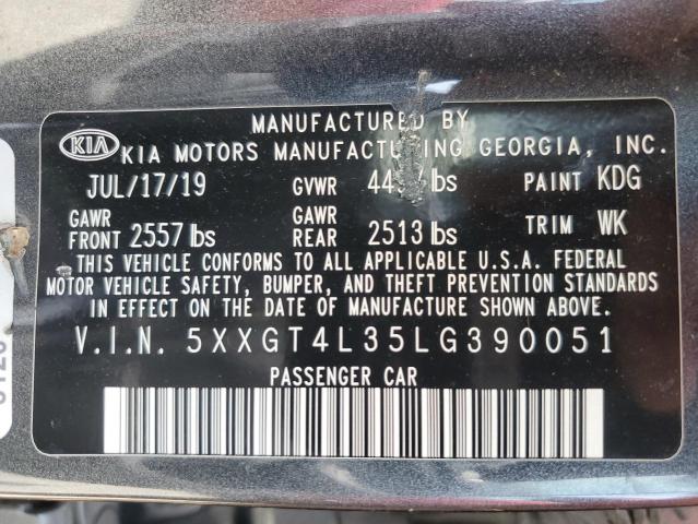 2020 KIA OPTIMA LX 5XXGT4L35LG390051