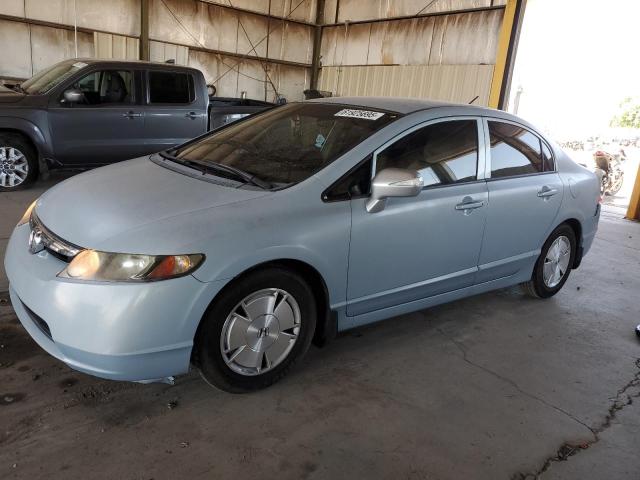 HONDA CIVIC HYBR 2007 gray  hybrid engine JHMFA36277S031759 photo #1