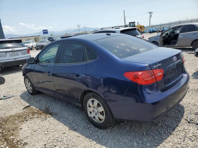 HYUNDAI ELANTRA GL 2007 blue sedan 4d gas KMHDU46D37U195288 photo #3