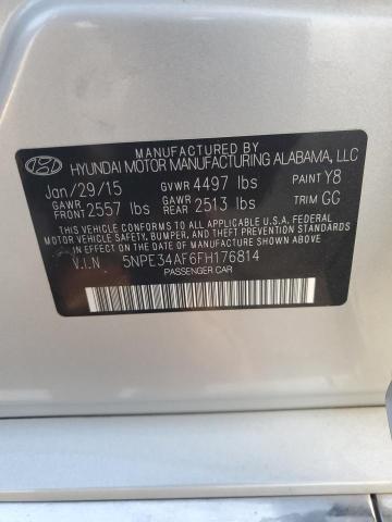 2015 HYUNDAI SONATA SPO - 5NPE34AF6FH176814