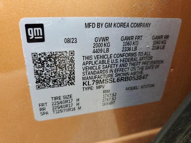 2024 CHEVROLET TRAILBLAZE - KL79MSSL6RB053847
