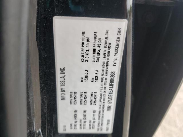 2018 TESLA MODEL 3 - 5YJ3E1EA1JF004938