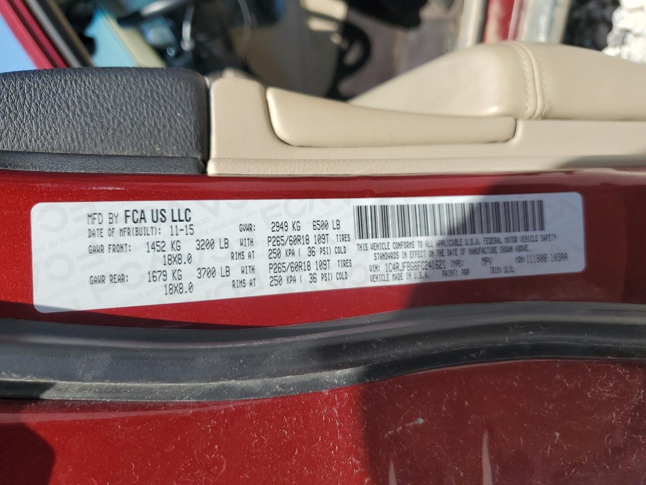 JEEP GRAND CHEROKEE LIMITED