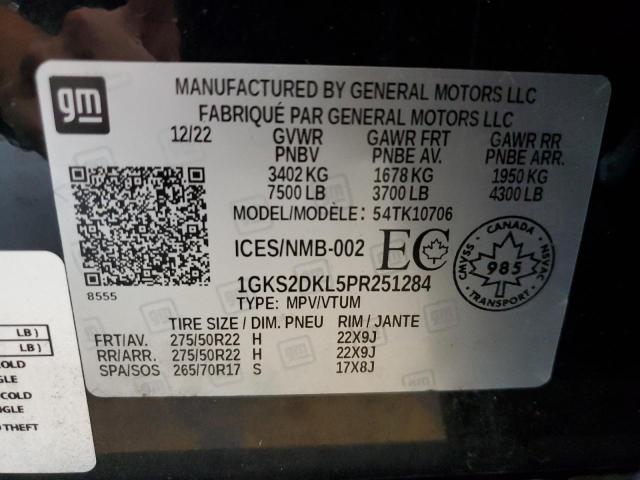 2023 GMC YUKON DENA 1GKS2DKL5PR251284