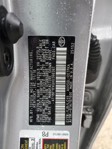 2017 TOYOTA CAMRY LE - 4T1BF1FK0HU366367