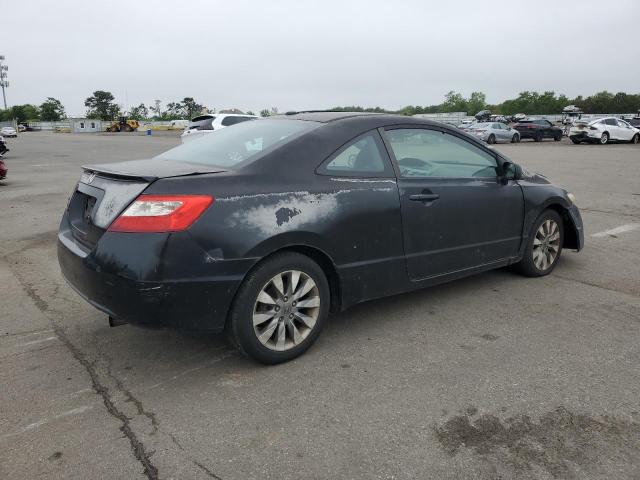 HONDA CIVIC EXL 2009 black coupe gas 2HGFG12979H507155 photo #4