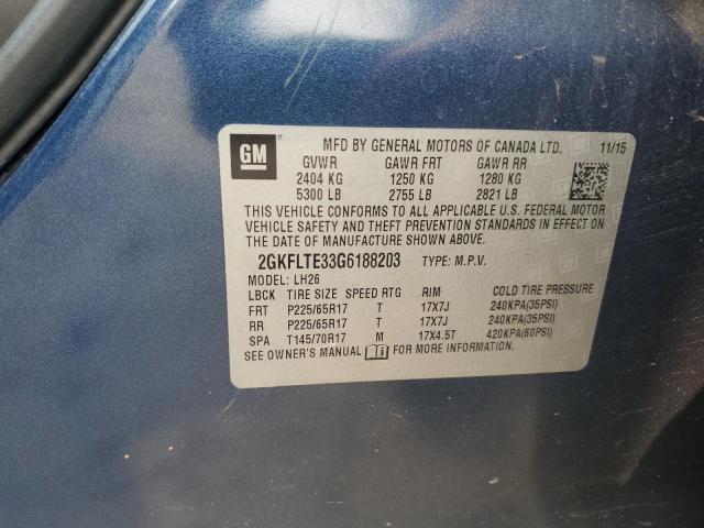 2016 GMC TERRAIN SL - 2GKFLTE33G6188203