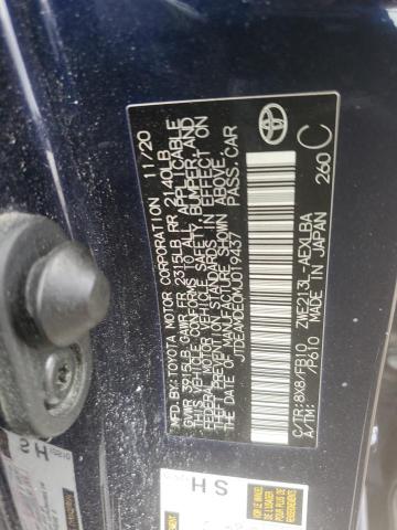 2021 TOYOTA COROLLA LE - JTDEAMDE0MJ019437