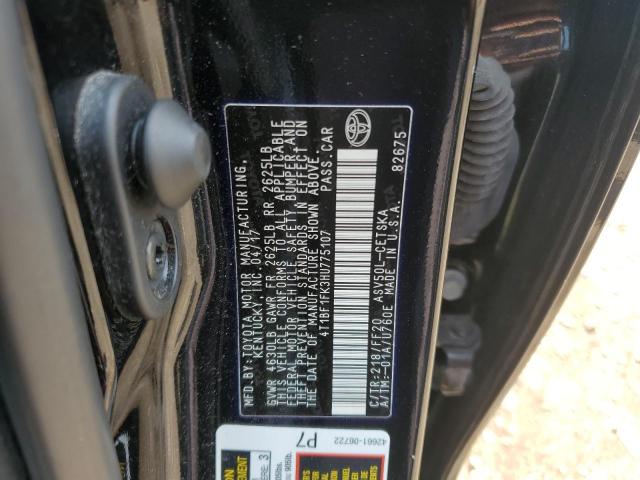 2017 TOYOTA CAMRY LE - 4T1BF1FK3HU775107