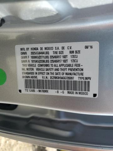 2016 HONDA CR-V EX 3CZRM3H56GG720397