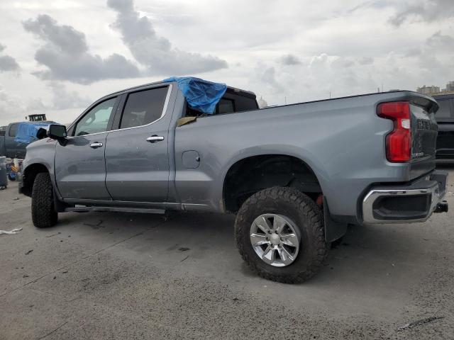 CHEVROLET SILVERADO 2021 gray  diesel 3GCUYGETXMG279979 photo #3