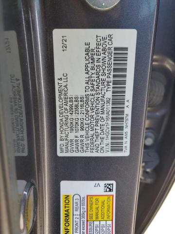 2022 HONDA ACCORD LX - 1HGCV1F16NA011382