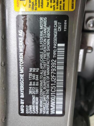 2018 MINI COOPER WMWXU1C51J2F79392