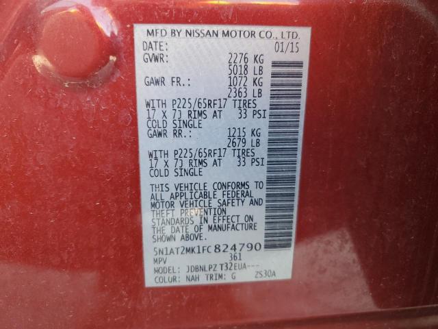 2015 NISSAN ROGUE S - 5N1AT2MK1FC824790