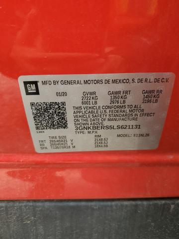2020 CHEVROLET BLAZER RS 3GNKBERS5LS621131