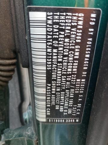 2018 VOLKSWAGEN BEETLE SE 3VWJD7AT5JM713935