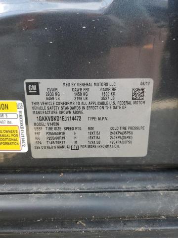 2014 GMC ACADIA SLT-2 - 1GKKVSKD1EJ114472