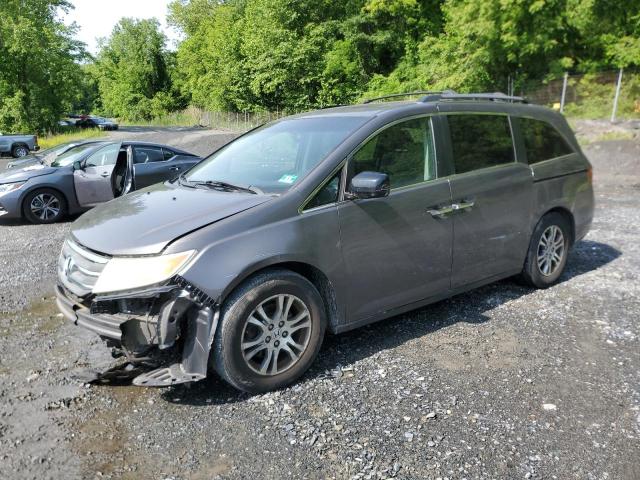 HONDA ODYSSEY EX 2011 gray  gas 5FNRL5H6XBB083493 photo #1