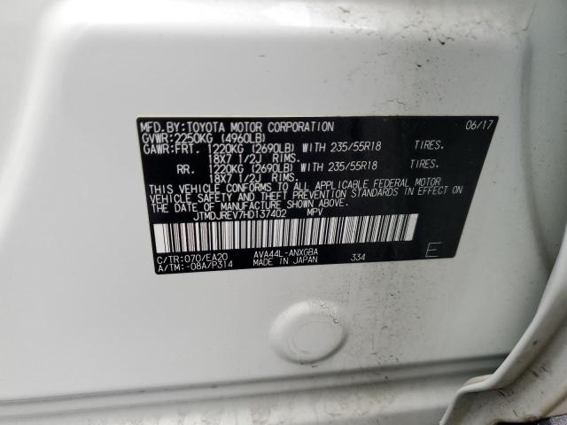 2017 TOYOTA RAV4 HV LI JTMDJREV7HD137402
