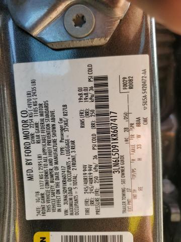 2019 LINCOLN MKZ RESERV - 3LN6L5D91KR607417