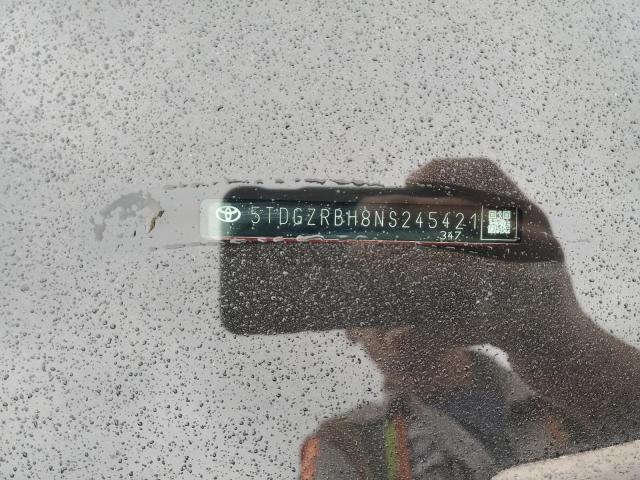 2022 TOYOTA HIGHLANDER - 5TDGZRBH8NS245421