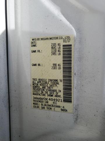 2017 NISSAN MAXIMA 3.5 1N4AA6AP2HC404921