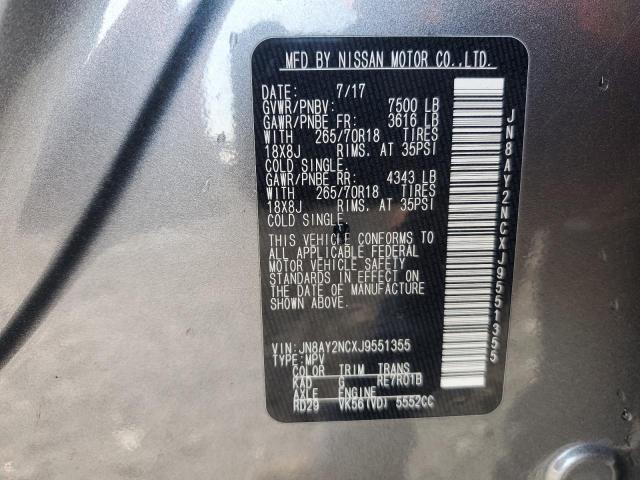 2018 NISSAN ARMADA SV JN8AY2NCXJ9551355