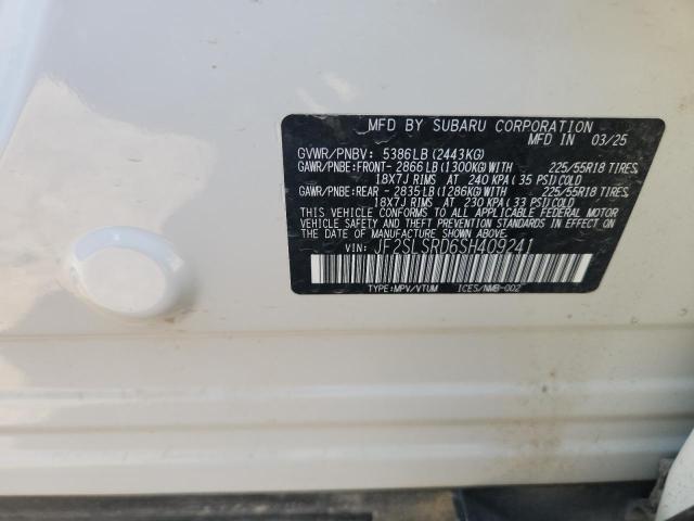 2025 SUBARU FORESTER L - JF2SLSRD6SH409241