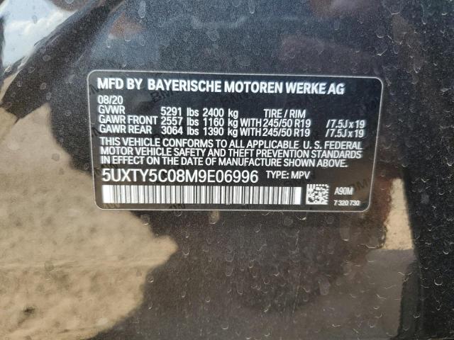 2021 BMW X3 XDRIVE3 - 5UXTY5C08M9E06996