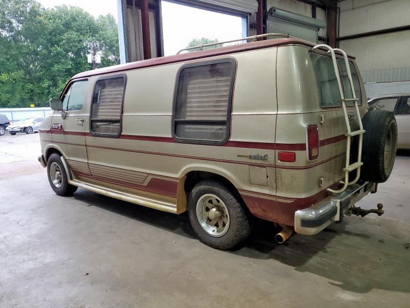 DODGE RAM VAN B2 1987 burgundy  gas 2B6HB23T5HK287672 photo #3