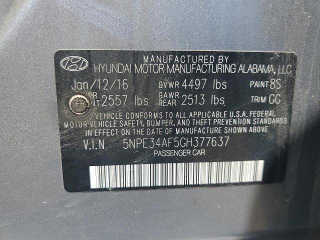 2016 HYUNDAI SONATA SPO - 5NPE34AF5GH377637