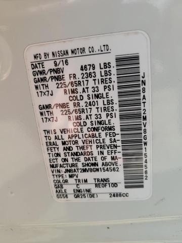 2016 NISSAN ROGUE S - JN8AT2MV8GW154562