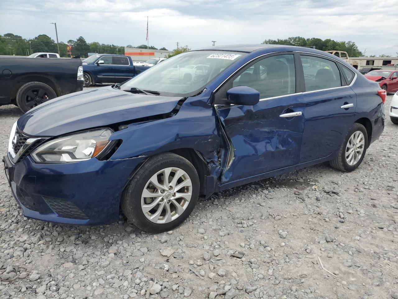 Lot #3298113150 2019 NISSAN SENTRA S