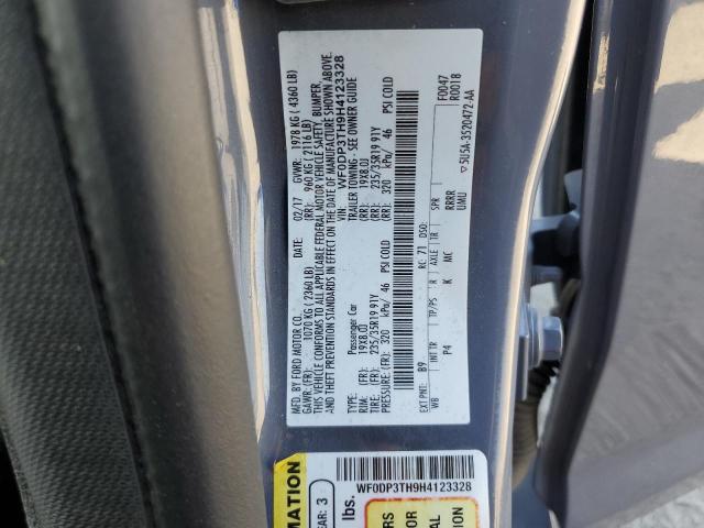 2017 FORD FOCUS RS - WF0DP3TH9H4123328