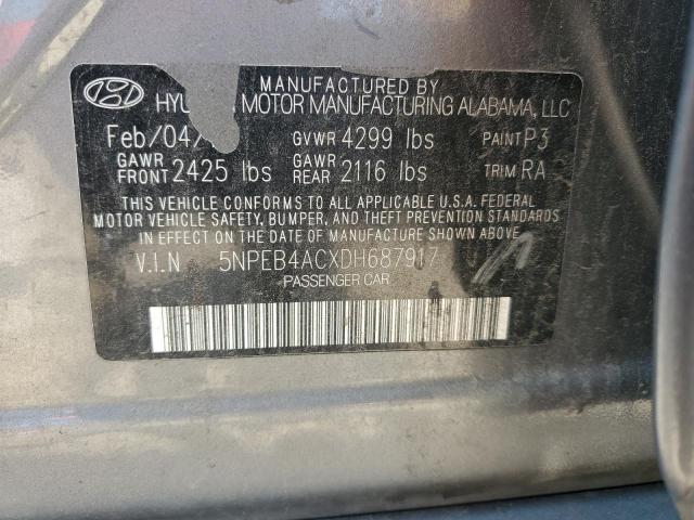 2013 HYUNDAI SONATA GLS - 5NPEB4ACXDH687917